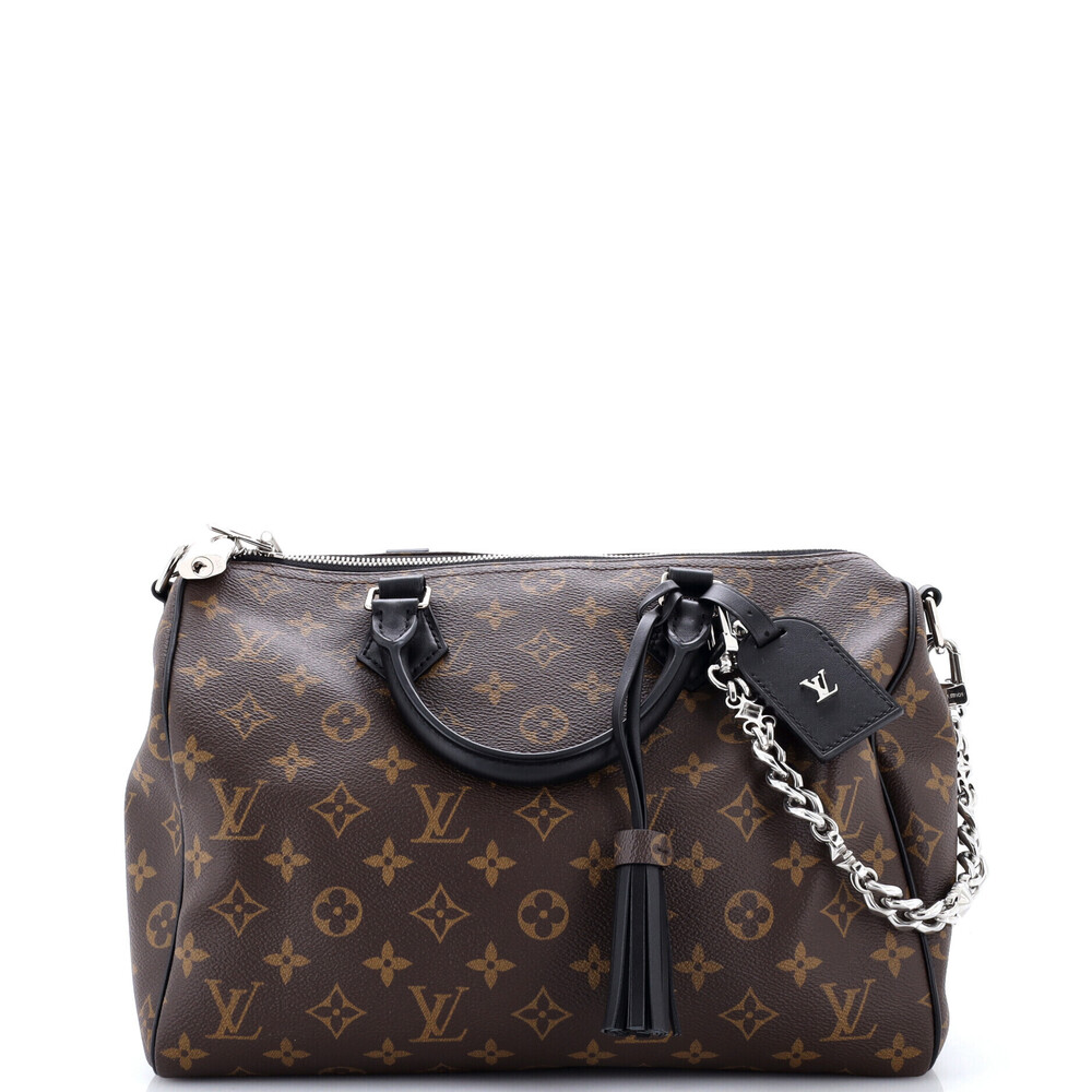 Louis Vuitton 30 Dark Speedy Soft Bandouliere Bag